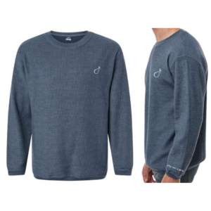 Unisex Corded Crewneck Pullover